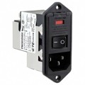 7-6609940-5 - PWR ENT MOD RCPT IEC320-C14 PNL