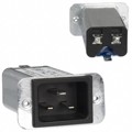 C20F.0121 - PWR ENT RCPT IEC320-C20 PANEL QC