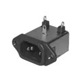 857-06/027 - PWR ENT RCPT IEC320-C14 PANEL QC