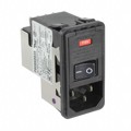 1-6609951-9 - PWR ENT MOD RCPT IEC320-C14 PNL