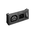 BZH09/Z0000/08 - PWR ENT IN/OUT IEC320-2-2F PNL