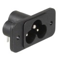 4300.0101 - PWR ENT RCPT IEC320-C6 PNL SLDR