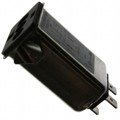 5003.0131.1 - PWR ENT RCPT 125VDC 3A PANEL QC