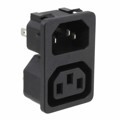 4300.0303 - PWR ENT IN/OUT IEC320-2-2F PNL