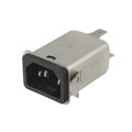 5120.2207.0.21 - PWR ENT RCPT IEC320-C14 PANEL QC