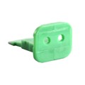 AW2S - CONN PLUG WEDGE 2POS GREEN