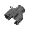 0349511611 - MX150 2X8 RCPT BACKSHELL W/ RIB