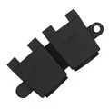 350522-1 - CONN MR STRAIN RELIEF 9POS