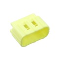 174360-7 - CONN CAP 3POS DBL LOCK YELLOW