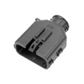 0349502011 - MX150 2X10 BLD BACKSHELL BLK W/