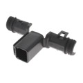 1011-257-0205 - DT BACKSHELL 180 2WAY RECPT STRA