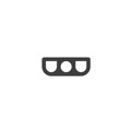 794992-1 - 03P UMNL BLACK INTERFACE SEAL