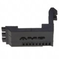 102536-1 - CONN COVER BACK 6POS MT .100