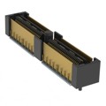 QFSS-032-04.25-L-D-DP-A-P-TR - .635MM DOUBLE ROW SHIELDED TERMI