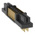 QFSS-026-04.25-L-D-PT8 - .635MM DOUBLE ROW SHIELDED TERMI
