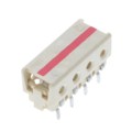 3-2106751-4 - CONN WIRE IDC 4POS 24AWG PCB RA
