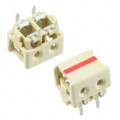 3-2106751-2 - CONN WIRE IDC 2POS 24AWG PCB RA