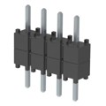DW-04-07-TM-S-200 - CONN HDR 4POS 0.1 STACK T/H TIN