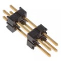 DW-02-09-G-D-415 - CONN HDR 4POS 0.1 STACK T/H GOLD