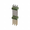 828296-3 - CONN HDR 6POS 0.1 STACK T/H GOLD