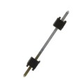 ZW-01-09-L-S-545-090 - CONN HDR 1POS STACK T/H GOLD