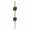 EW-01-12-L-S-500 - CONN HDR 1POS STACK T/H GOLD