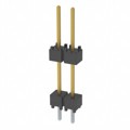DW-02-10-F-S-450 - CONN HDR 2POS 0.1 STACK T/H GOLD