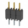 DW-03-07-F-S-200 - CONN HDR 3POS 0.1 STACK T/H GOLD