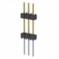 EW-03-12-L-S-500 - CONN HDR 3POS 0.1 STACK T/H GOLD