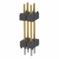 DW-02-10-L-D-500 - CONN HDR 4POS 0.1 STACK T/H GOLD