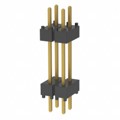 DW-02-10-G-D-500 - CONN HDR 4POS 0.1 STACK T/H GOLD