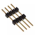 EW-04-11-G-S-400 - CONN HDR 4POS 0.1 STACK T/H GOLD