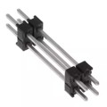 ZW-02-12-T-D-725-125 - CONN BRD STACK .100" 4POS