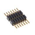 DWM-07-53-G-S-250 - CONN HDR 7POS 0.05 STACK T/H