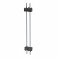 DW-02-14-T-S-1200 - CONN HDR 2POS 0.1 STACK T/H TIN
