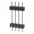 DW-04-10-T-S-600 - CONN HDR 4POS 0.1 STACK T/H TIN