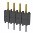 DW-04-07-F-S-200 - CONN HDR 4POS 0.1 STACK T/H GOLD