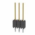 DW-03-09-L-S-200-LL - CONN HDR 3POS 0.1 STACK T/H GOLD
