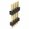 DW-04-10-L-S-375 - CONN HDR 4POS 0.1 STACK T/H GOLD