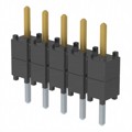 DW-05-07-S-S-200 - CONN HDR 5POS 0.1 STACK T/H GOLD