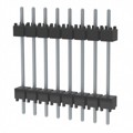 DW-08-10-T-S-600 - CONN HDR 8POS 0.1 STACK T/H TIN