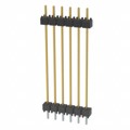 DW-06-14-L-S-1200 - CONN HDR 6POS 0.1 STACK T/H GOLD