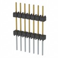EW-07-12-L-S-500 - CONN HDR 7POS 0.1 STACK T/H GOLD