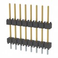 DW-08-10-S-S-450 - CONN HDR 8POS 0.1 STACK T/H GOLD