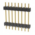 DW-08-10-G-S-600 - CONN HDR 8POS 0.1 STACK T/H GOLD