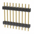 DW-09-10-G-S-600 - CONN HDR 9POS 0.1 STACK T/H GOLD