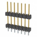 DW-07-10-S-S-450 - CONN HDR 7POS 0.1 STACK T/H GOLD