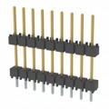 DW-09-10-S-S-450 - CONN HDR 9POS 0.1 STACK T/H GOLD