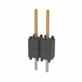 DW-02-08-F-S-200 - CONN HDR 2POS 0.1 STACK T/H GOLD