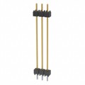 DW-03-14-F-S-1200 - CONN HDR 3POS 0.1 STACK T/H GOLD